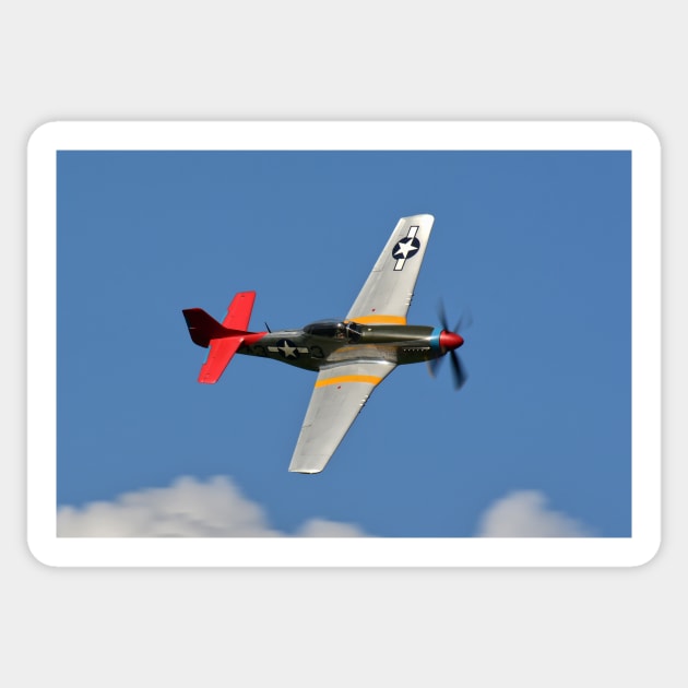 P-51 Mustang Sticker by CGJohnson